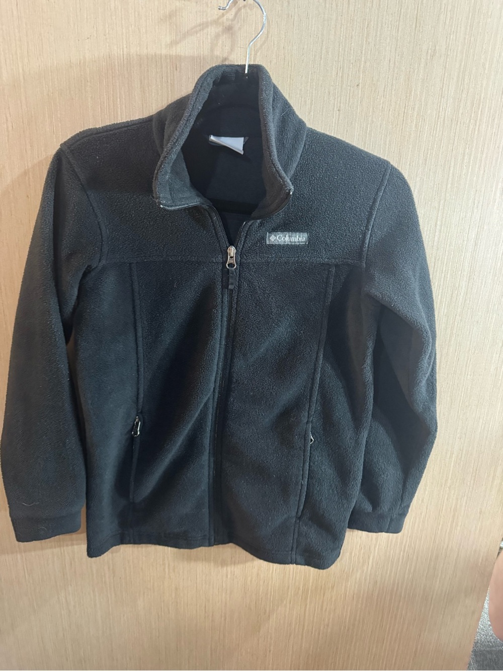 Columbia Kids Black Full-Zip Fleece Jacket Size Medium